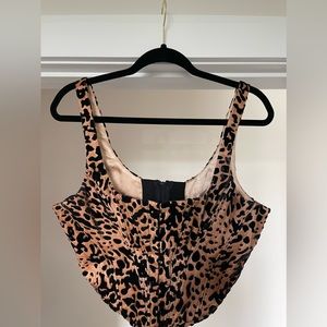 House of CB leopard corset